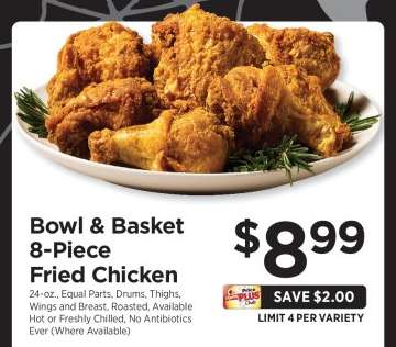 Bowl & Basket 8-Piece Fried Chicken