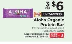 Aloha Organic Protein Bar
