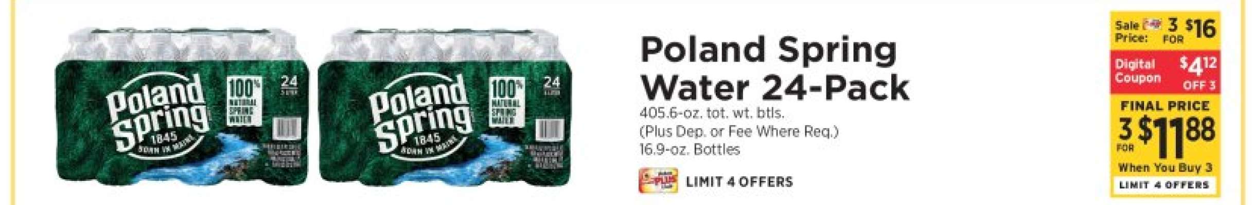 Poland Spring Water 24-Pack