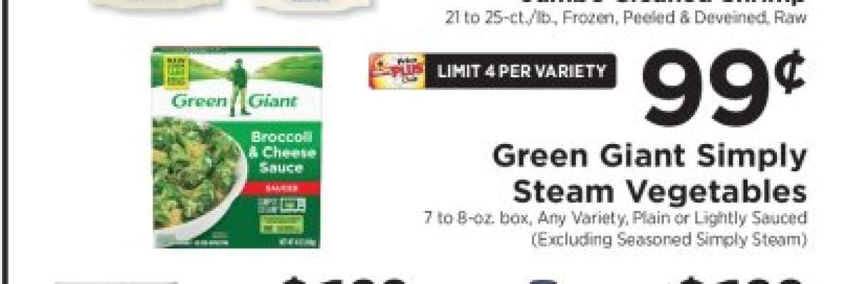 Green Giant Simply Steam Vegetables