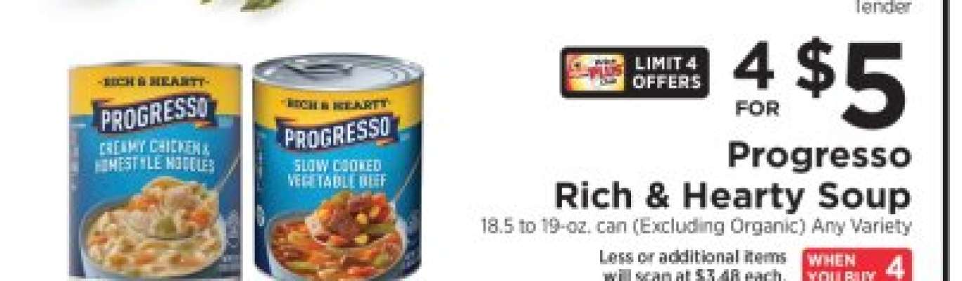 Progresso Rich & Hearty Soup