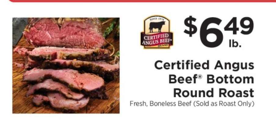 Certified Angus Beef Bottom Round Roast