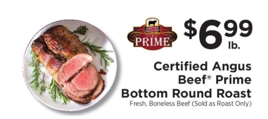 Certified Angus Beef Prime Bottom Round Roast