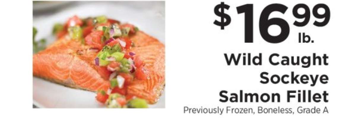Wild-Caught Sockeye Salmon Fillet