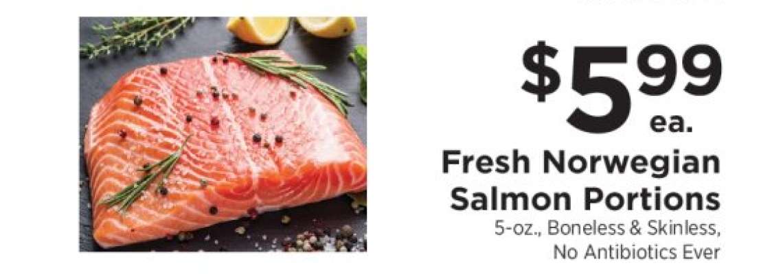 Fresh Norwegian Salmon Portions