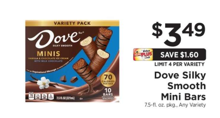 Dove Silky Smooth Mini Bars