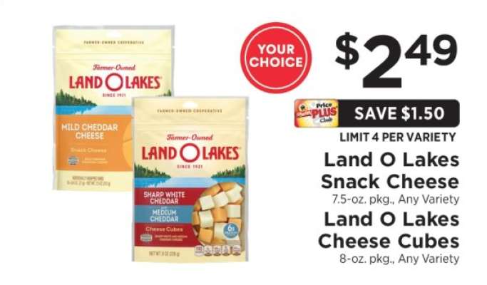 Land O Lakes Snack Cheese / Cheese Cubes
