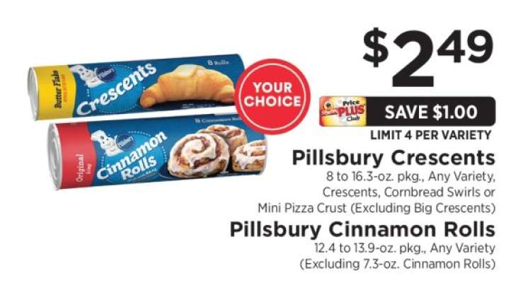 Pillsbury Crescents or Cinnamon Rolls*