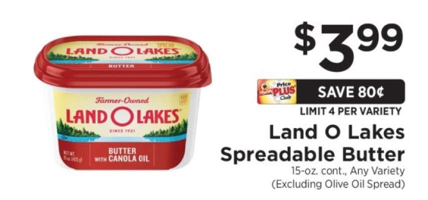 Land O Lakes Spreadable Butter