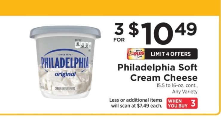 Philadelphia Soft Cream Cheese