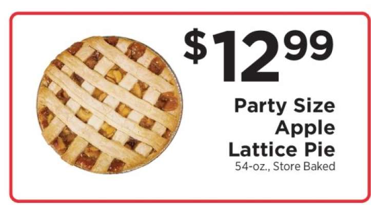 Party Size Apple Lattice Pie