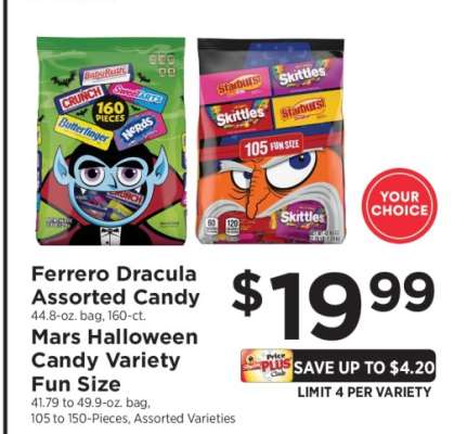 Ferrero Dracula Assorted Candy / Mars Halloween Candy Variety Fun Size