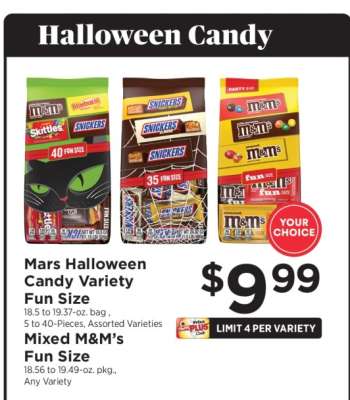 Mars Halloween Candy Variety Fun Size