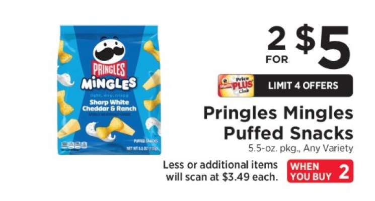 Pringles Mingles Puffed Snacks