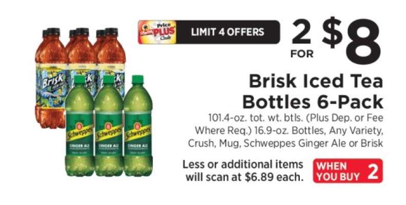 Brisk Iced Tea Bottles 6-Pack