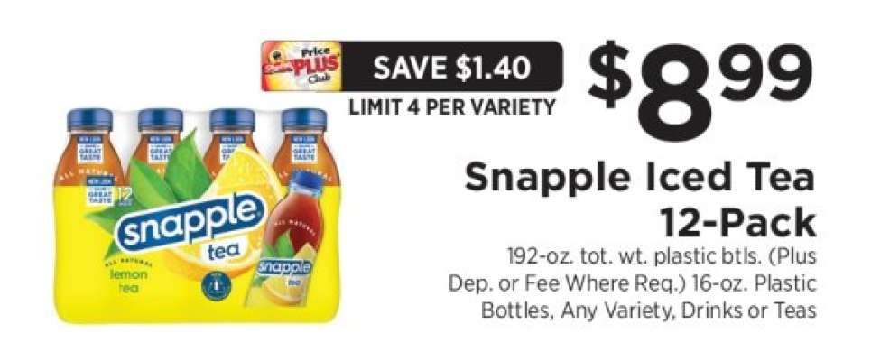 Snapple Iced Tea 12-Pack