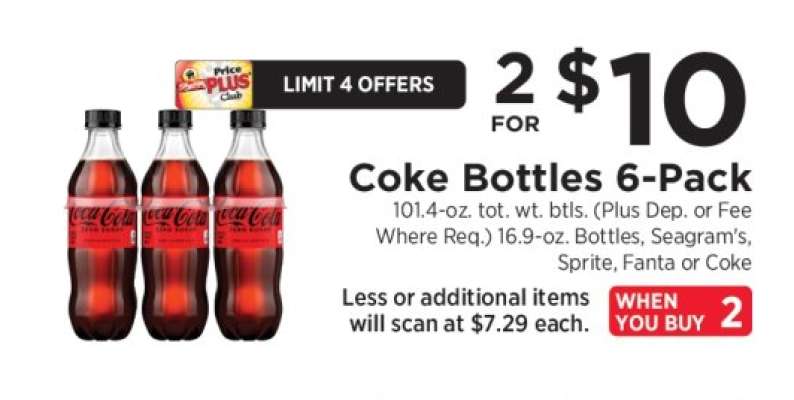 Coke Bottles 6-Pack
