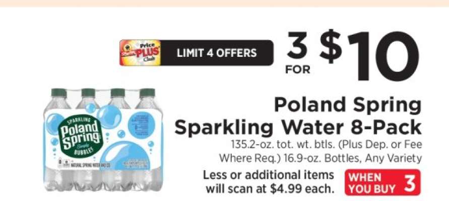 Poland Spring Sparkling Water 8-Pack