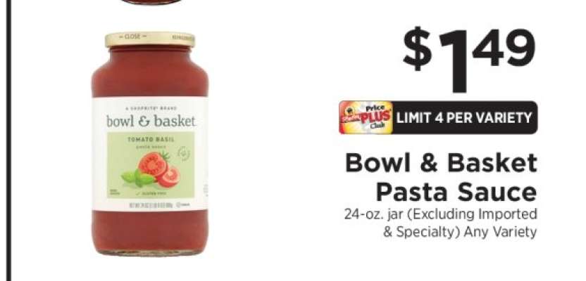 Bowl & Basket Pasta Sauce