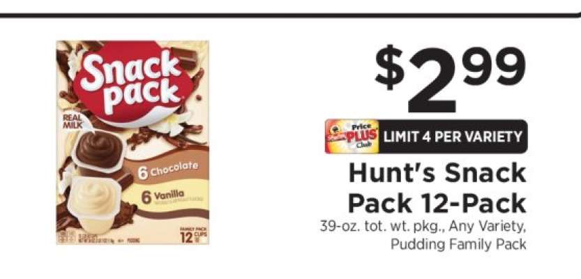 Hunt's Snack Pack 12-Pack