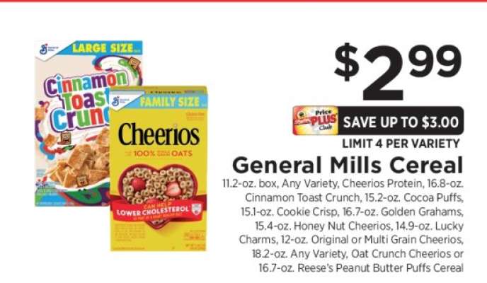 General Mills Cereal