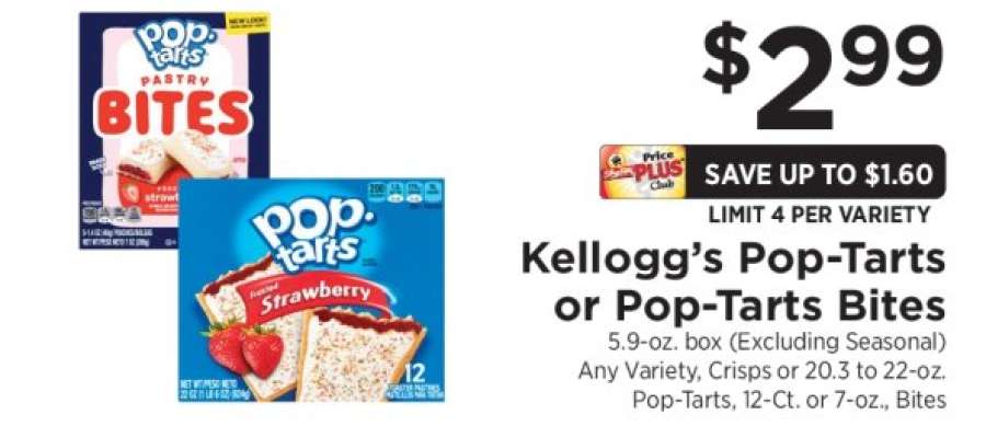 Kellogg’s Pop-Tarts or Pop-Tarts Bites