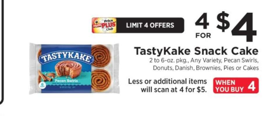 TastyKake Snack Cake