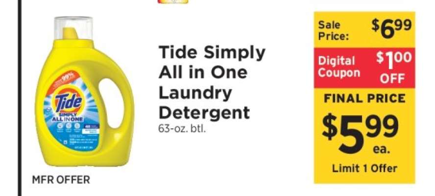 Tide Simply All In One Laundry Detergent