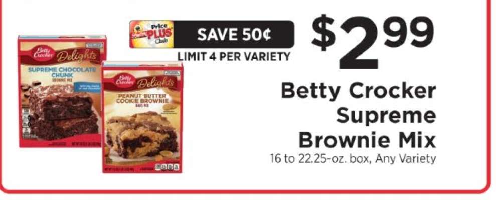 Betty Crocker Supreme Brownie Mix