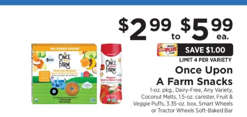 Once Upon A Farm Snacks
