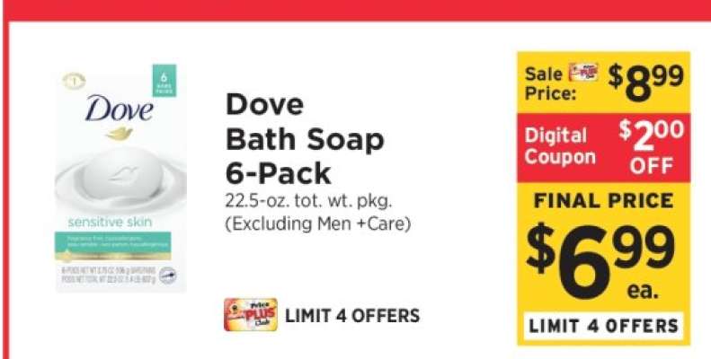 Dove Bath Soap 6-Pack