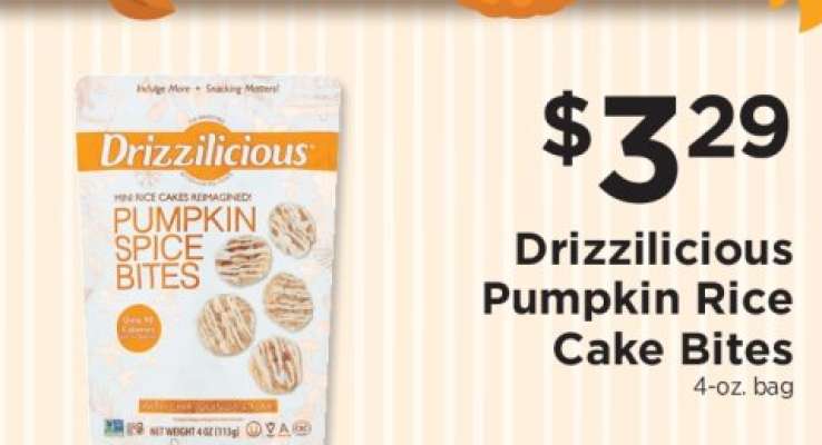 Drizzilicious Pumpkin Rice Cake Bites