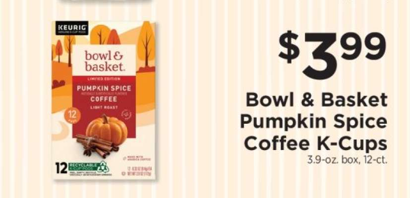 Bowl & Basket Pumpkin Spice Coffee K-Cups