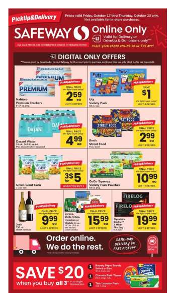 Safeway Flyer - 10/17/2025 - 10/23/2025.