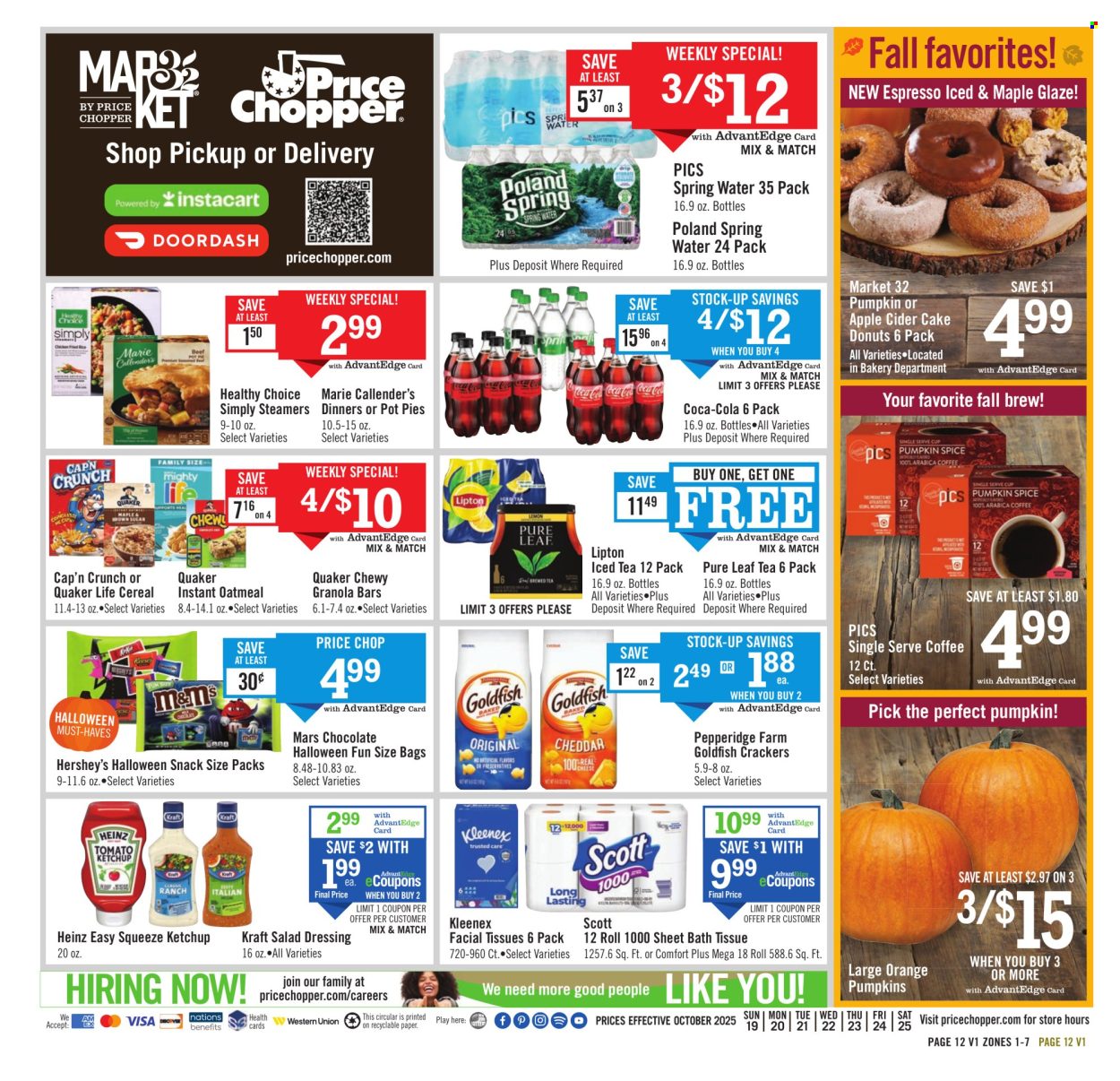 Price Chopper ad - 10/19/2025 - 10/25/2025. Page 12