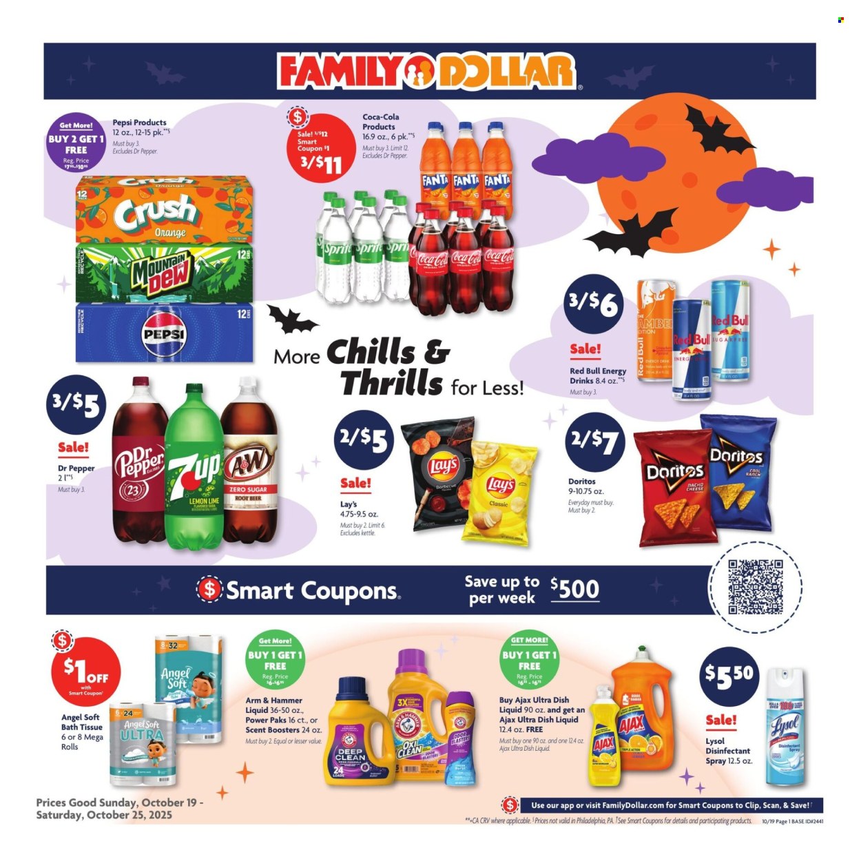 Family Dollar ad - 10/19/2025 - 10/25/2025. Page 1