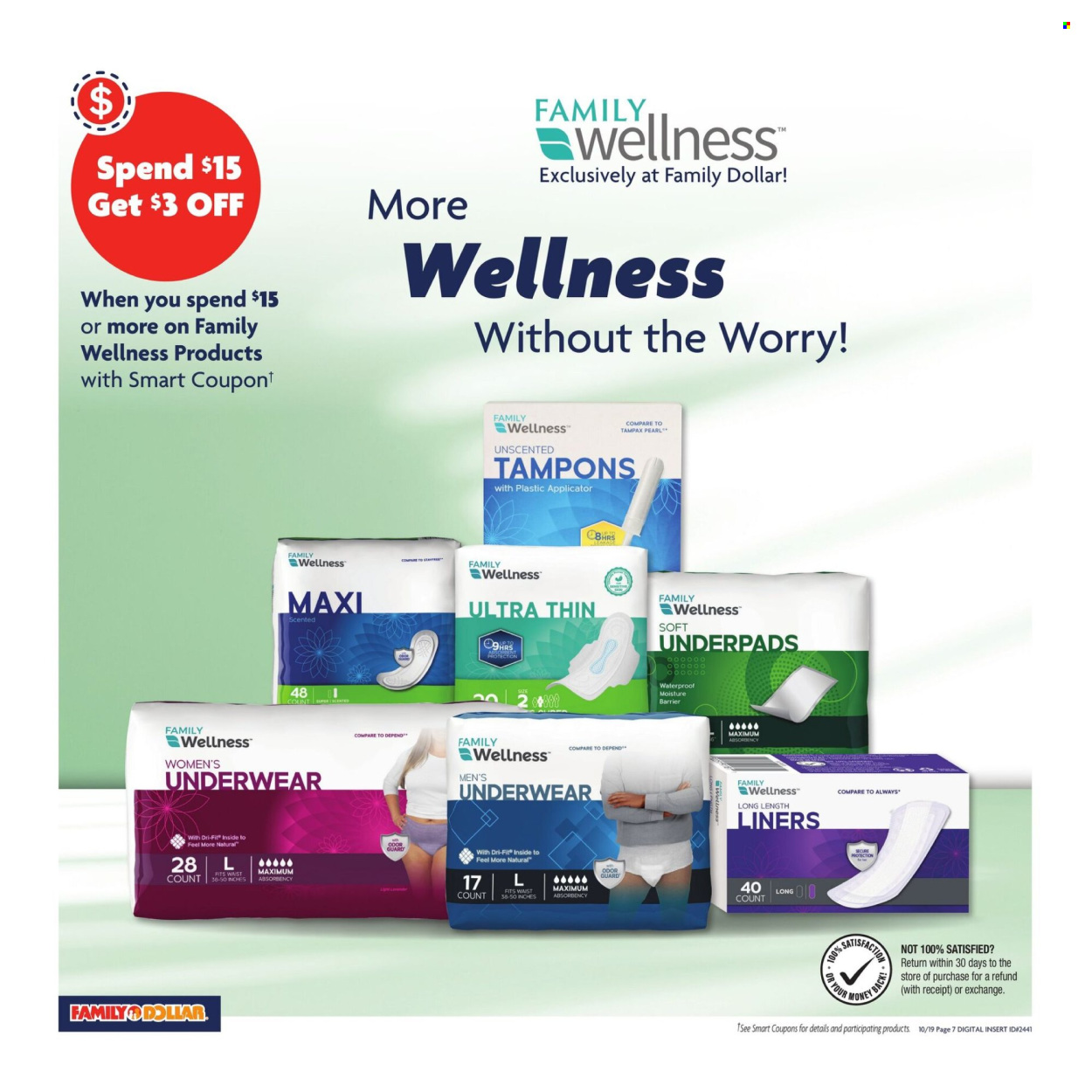 Family Dollar ad - 10/19/2025 - 10/25/2025. Page 9