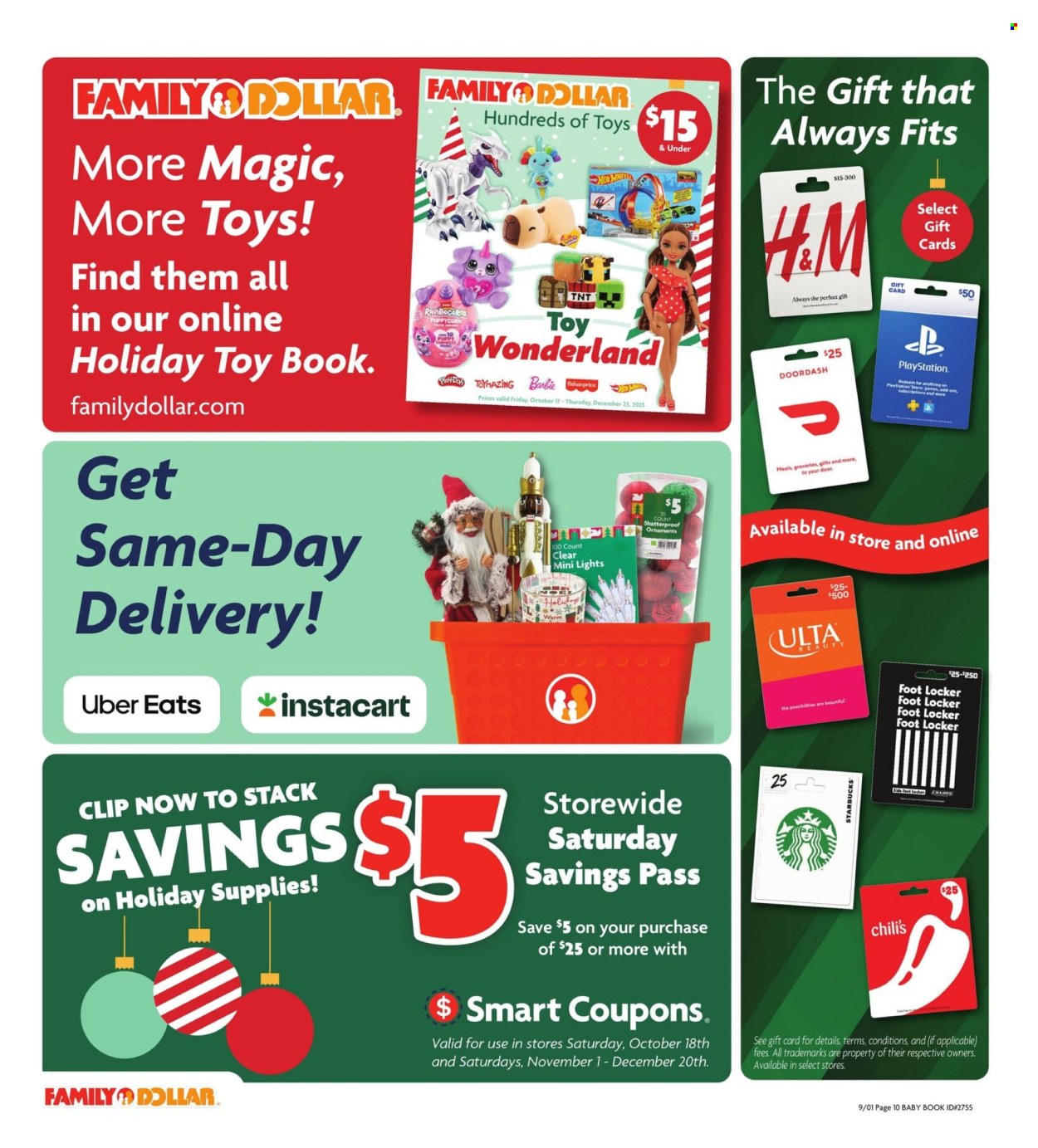 Family Dollar ad - 10/17/2025 - 12/25/2025. Page 17