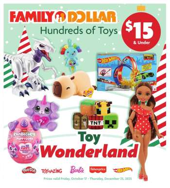 Family Dollar Flyer - 10/17/2025 - 12/25/2025.
