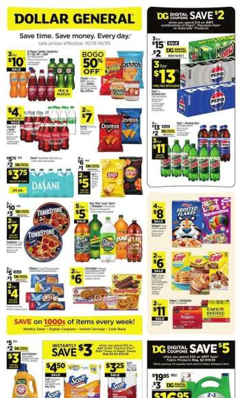 Dollar General Flyer - 10/19/2025 - 10/25/2025.