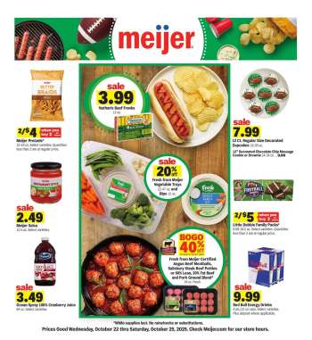 Meijer Flyer - 10/22/2025 - 10/25/2025.