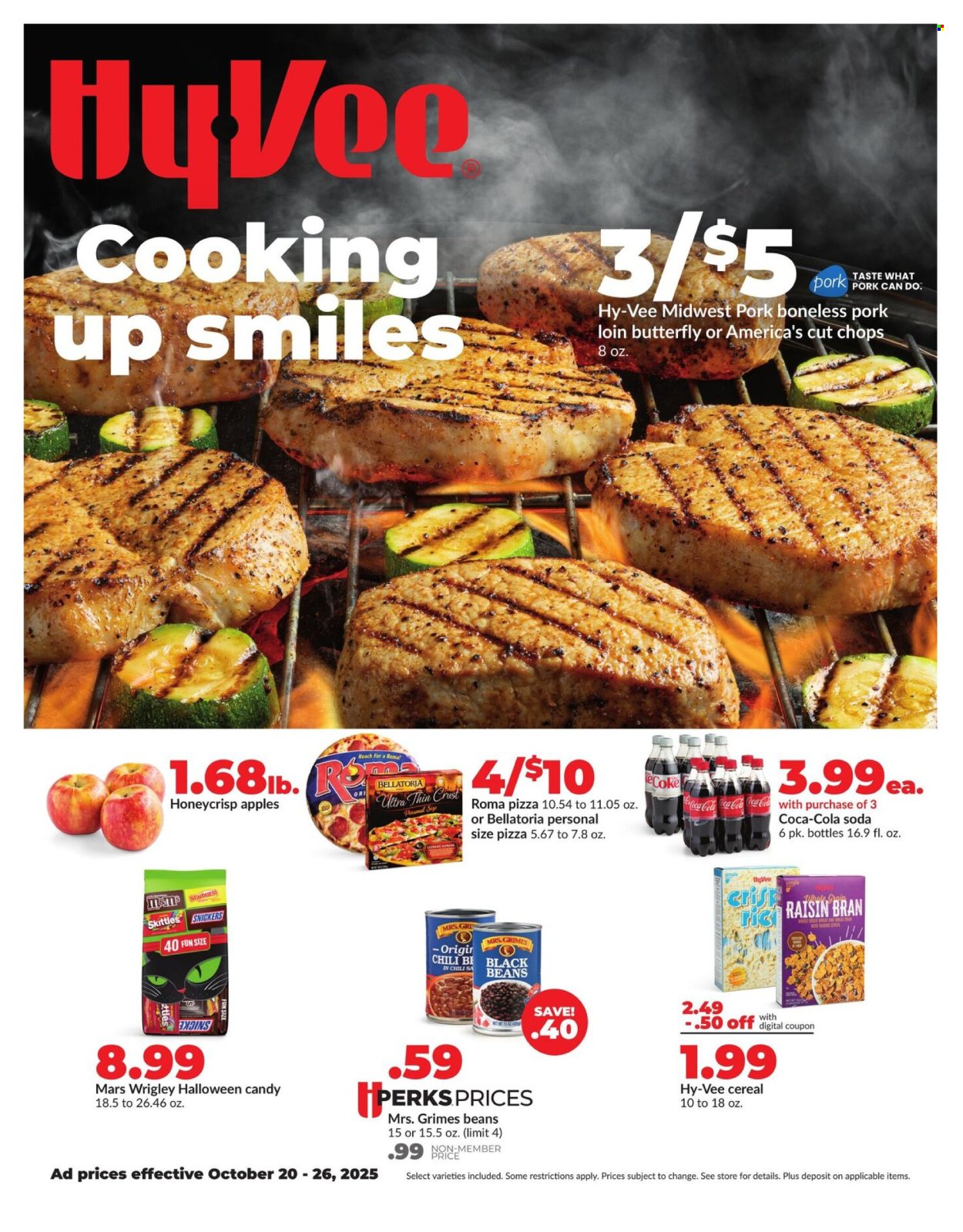 Hy-Vee ad - 10/20/2025 - 10/27/2025. Page 1