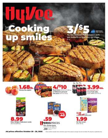 Hy-Vee Flyer - 10/20/2025 - 10/27/2025.