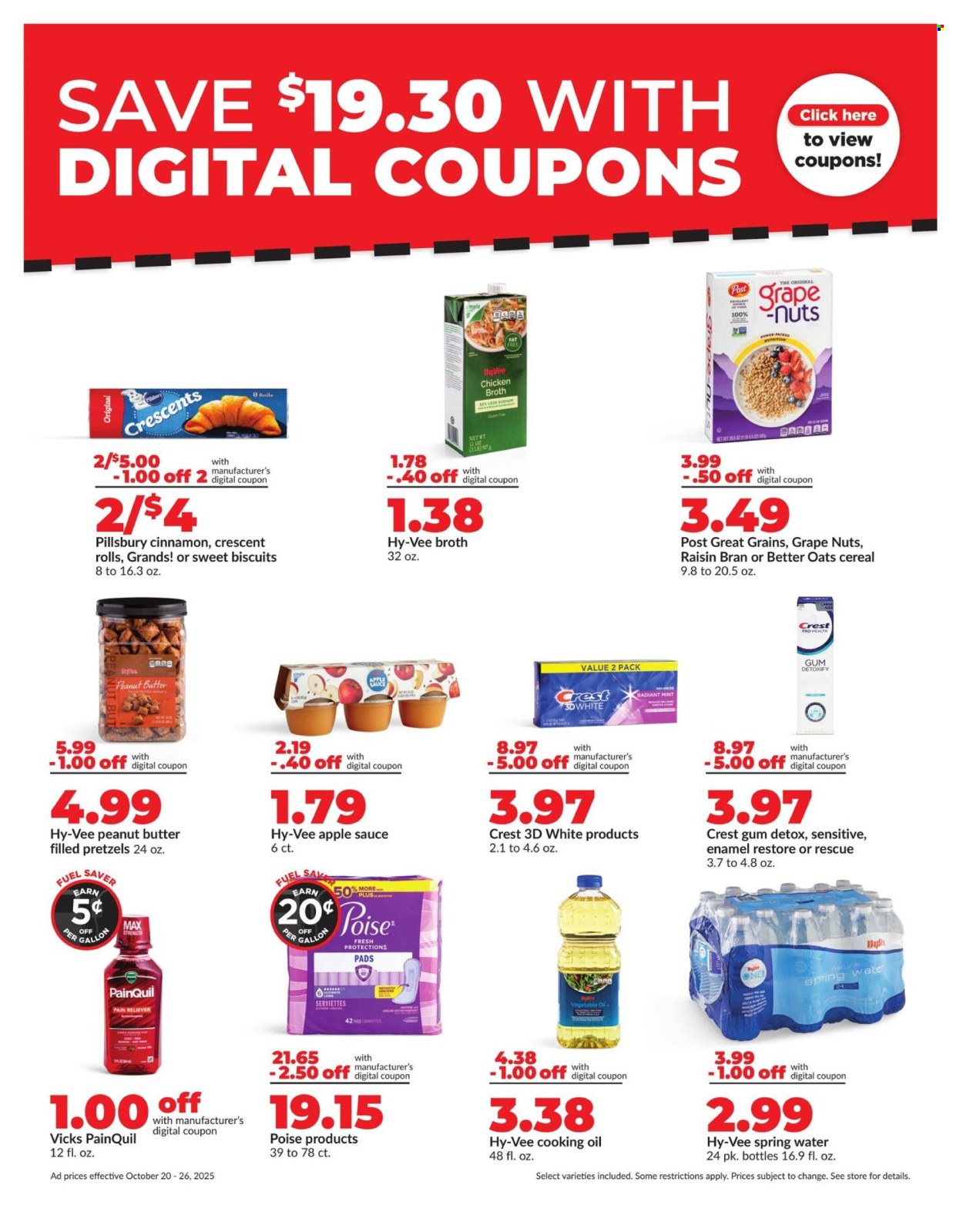 Hy-Vee ad - 10/20/2025 - 10/27/2025. Page 6