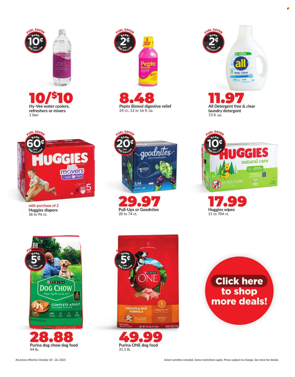 Hy-Vee ad - 10/20/2025 - 10/27/2025. Page 8