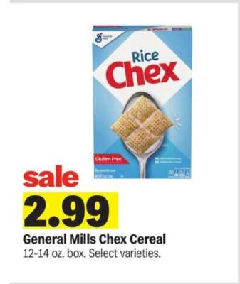 General Mills Chex Cereal