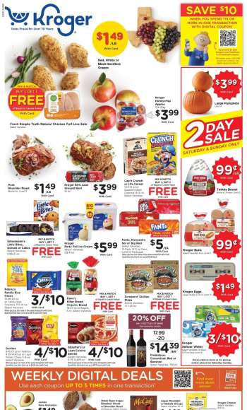Kroger Flyer - 10/22/2025 - 10/28/2025.