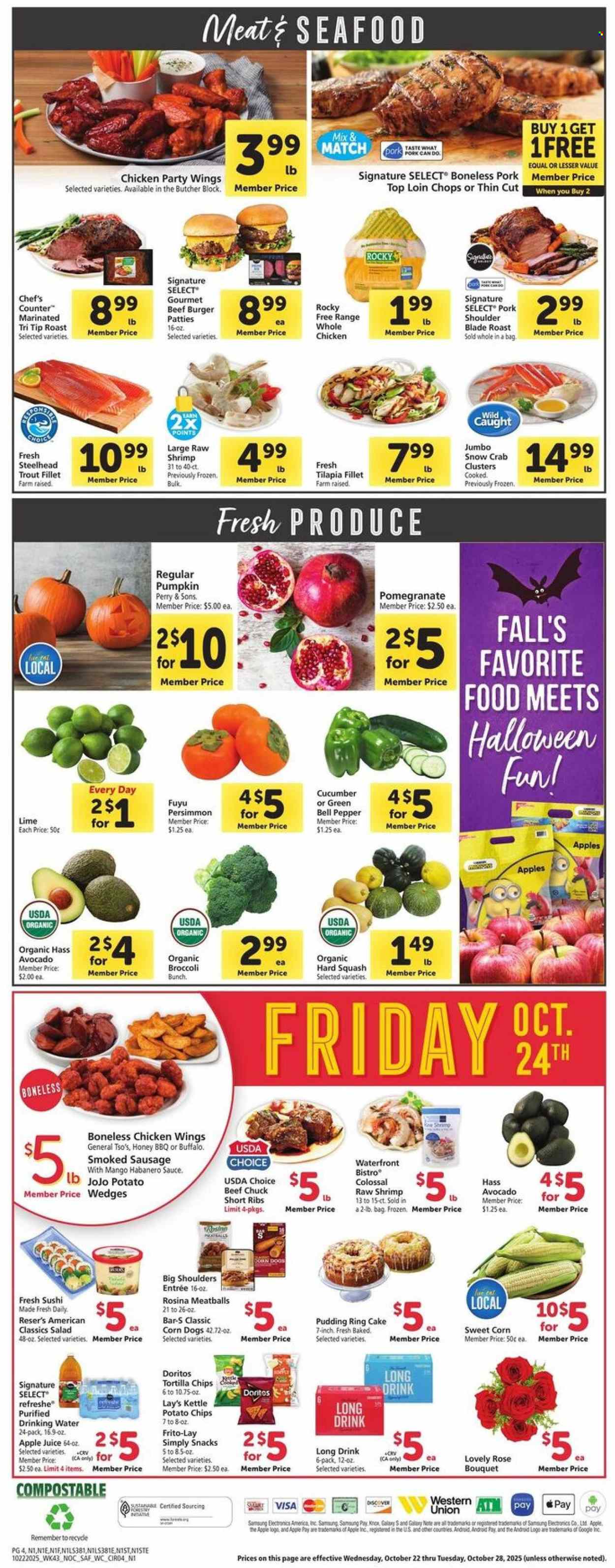 Safeway ad - 10/22/2025 - 10/28/2025. Page 4