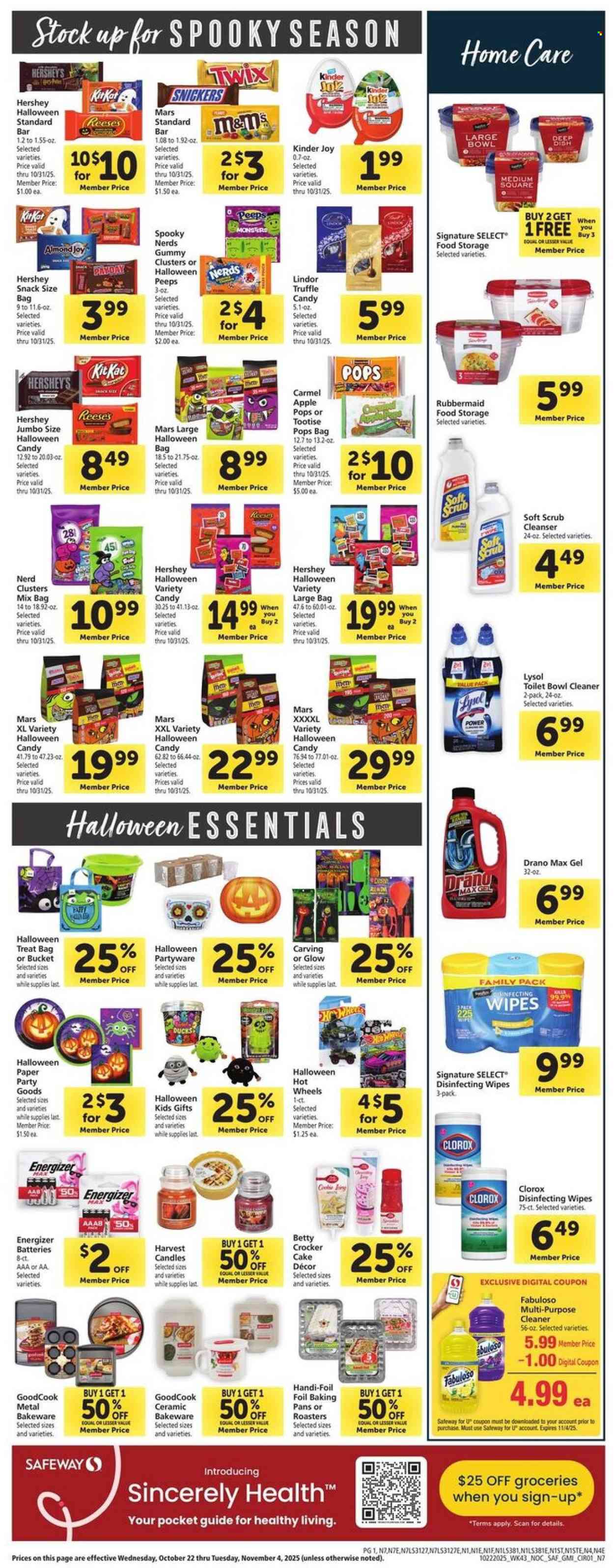 Safeway ad - 10/22/2025 - 10/28/2025. Page 9