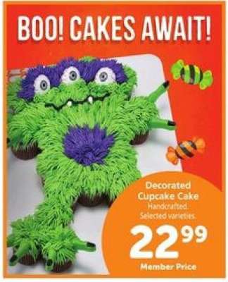 Decorated Cupcake Cake